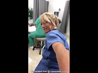matriarch nurse gets fired be advantageous to showcasing vagina (nurse420 exposed to camsoda)